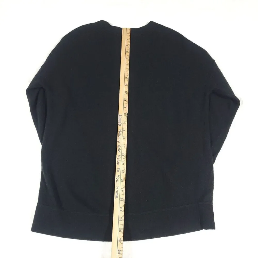 Wool jewel Beaded Sweater Kate Spade M Black Live Colorfully Holiday Career Wear